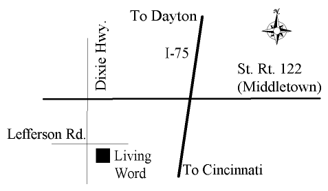 Map for Living Word Church
